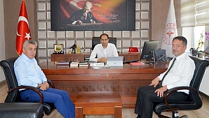 Birlik Vakfı Şube Başkanı Adıgüzel’den İl Sağlık Müdürü Erşan'a Ziyaret