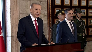 Cumhurbaşkanı Erdoğan'dan Anıtkabir ziyareti