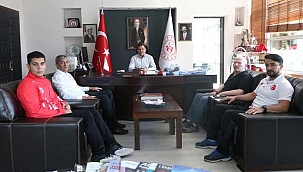 Dünya Şampiyonu Murat Avcı'dan İl Müdürü Ali İhsan Kabakcı’ya Ziyaret