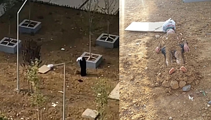 Elektrikten kurtulsun diye eşini toprağa gömdü, dua etti şaşırtan görüntüler!