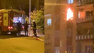 Erzurum'da eşi terk edince evini ateşe verdi