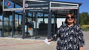 2 bin 800 litre biyobozunurdan elde edilecek kompost, çiftçilere dağıtılacak