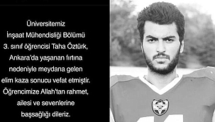  Fırtınada Ölen Stajyer Taha'nın İlk İş Günüymüş