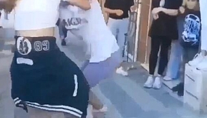 İstanbul'da sokak dövüşlerini aratmayan görüntüler