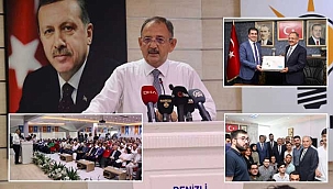 Mehmet Özhaseki, Denizli'de AK Parti İl Başkanlığı'nı Ziyaret Etti