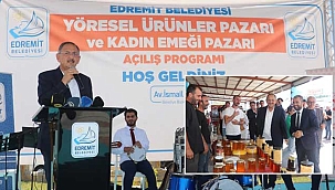 Mehmet Özhaseki, Van'da 'Edremit Yöresel Ürünler Pazarı'nı Hizmete Açtı