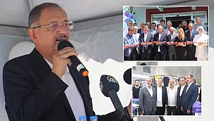 Mehmet Özhaseki Van'da Tekstil Fabrikasının Açılışını Yaptı