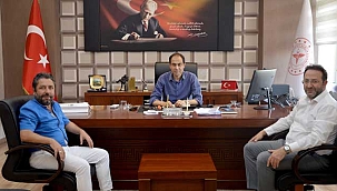 MÜSİAD Kayseri Şube Başkanı Akmermer’den İl Sağlık Müdürü Erşan'ı Ziyaret