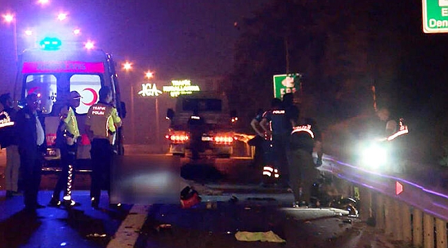 Otomobil motosiklete çarptı: 2 ölü