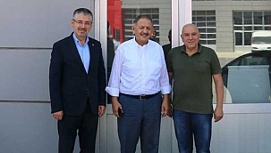 Özhaseki ve Çopuroğlu’ndan Hüseyin Cahit Özden’e Ziyaret
