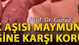 Parazitoloji Ana Bilim Dalı Öğretim Üyesi Gürüz: Çiçek aşısı, maymun çiçeğine karşı koruyor