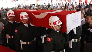 Şehit Uzman Çavuş Mahsun Şimşek, son yolculuğuna uğurlandı