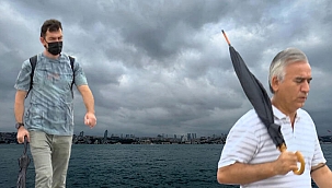 Şemsiyeleriyle çıktılar; ancak beklenen olmadı