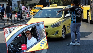 Şişli'de ceza yazılan taksiciden olay açıklama!