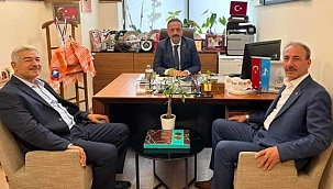 Tomarza Belediye Başkanı Davut Şahin’den Dr. Avşar Aslan’a Ziyaret