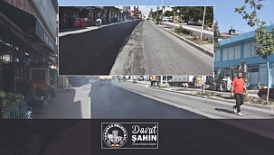 Tomarza’da Sıcak Asfalt Çalışmaları Devam Ediyor