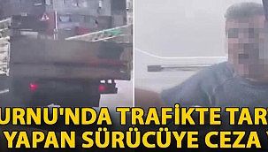 Trafikte tartışan ve drift yapan sürücüye ceza yağdı!