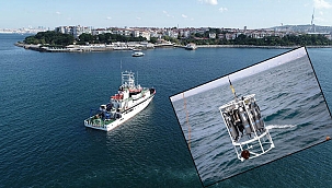 TÜBİTAK gemisi Marmara'ya açıldı 