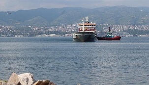 Ukrayna'dan gelen gemi Kocaeli'ye ulaştı