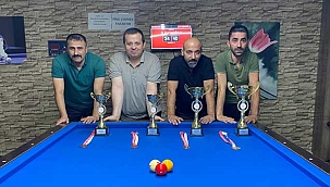 3 Bant Bilardo Turnuvası Sona Erdi