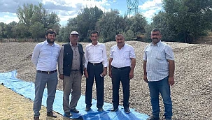 Başkan Güneş, Ayçekirdeği Üreten Çiftçileri Ziyaret Etti