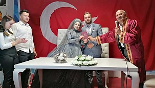 Başkan Vural Coşkun, Eren ile Necmiye Çiftinin Nikahlarını Kıydı