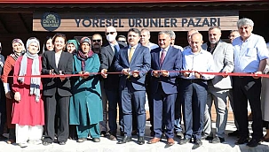Develi Yöresel Ürünler Pazarı Hizmete Açıldı