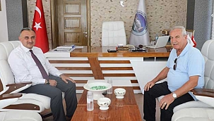 Hayırsever Turan Aksu’dan Başkan Cabbar’a Ziyaret