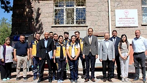 İl Sağlık Müdürü Erşan, Pınarbaşı İlçesinde Sağlık Tesislerini Gezdi