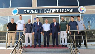 Kaymakam Tunç ve Başkan Cabbar’dan Develi Ticaret Odasına ziyaret