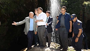 Kayseri Valisi Gökmen Çiçek, Yeşilköy Şelalesi'nde