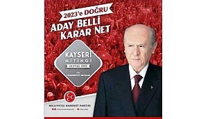 MHP Lideri Bahçeli'nin Miting İçin Yeşilhisar'dan Ücretsiz Araç Kalkacak