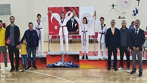 Taekwondo Şampiyonasının Ödül Töreni Yapıldı