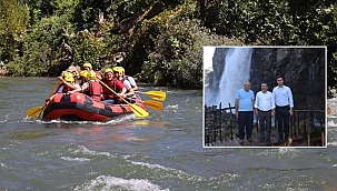 Vali Gökmen Çiçek Rafting Yaptı, Kapuzbaşı’nı Gezi