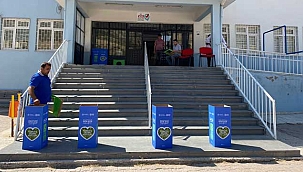 Yahyalı’da Okullara Geri Dönüşüm Kutusu Dağıtıldı