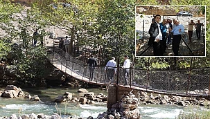 Yahyalı Göksu Şelalesi'ndeki Asma Köprü Yenilenecek