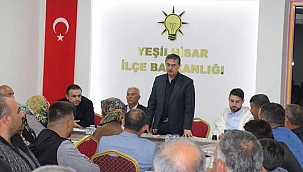 AK Parti Yeşilhisar İlçe Teşkilatı Yönetim Kurulu Toplantısını Yaptı