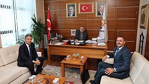 AK Partili Özhaseki, ASKF Başkanı Mutlu Önal ile Görüştü