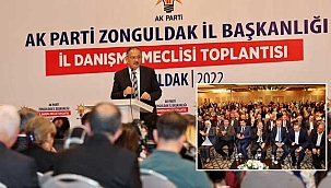 AK Partili Özhaseki, Zonguldak İl Danışma Meclisi Toplantısı’nda Partililerle Bir Araya Geldi