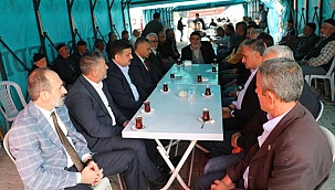 AK Partili Turan, Milletvekili Karayel ile birlikte Şehit Mücahit Sınırtepe’nin Mevlidine Katıldı