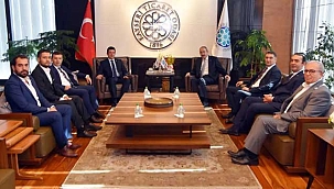 Banka Bölge Müdürlerinden KTO Başkanı Gülsoy’a Hayırlı Olsun Ziyareti