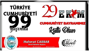 Başkan Cabbar 29 Ekim Cumhuriyet Bayramı’nı Kutladı