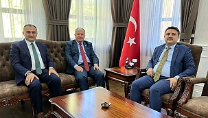 Başkan Cabbar'dan Kaymakam Duru'ya Ziyaret