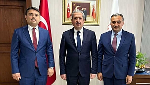 Başkan Cabbar İlçe Kaymakamı Tunç ile birlikte Ankara’daki temaslarını sürdürüyor