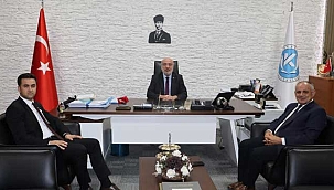 Başkan Öztürk ve İlçe Kaymakamı Kaya’dan Hayırlı Olsun Ziyareti