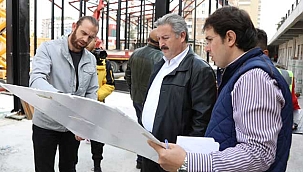 Başkan Palancıoğlu, Çarşı Melikgazi'deki Çalışmaları İnceledi