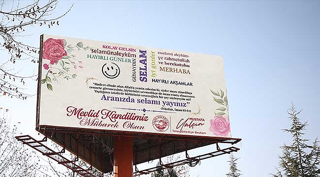Başkan Yalçın’dan Mevlid Kandili Mesajı