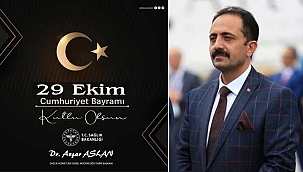 Dr. Avşar Aslan’dan 29 Ekim Cumhuriyet Bayramı Mesajı