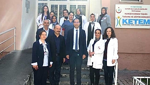 Erşan’dan, Kızıklı ve Fevzi Çakmak Aile Sağlığı Merkezi ile Fevzi Çakmak KETEM’e Ziyaret