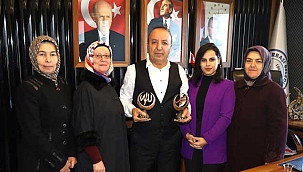 Kadın Girişimcilerden Başkan Uzunluoğlu’na Teşekkür Ziyareti